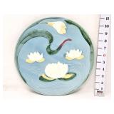 Wayer Lilies Majolica Plate - Germany #2474