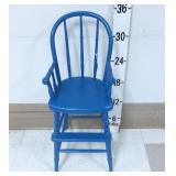 Blue Wood Highchair