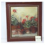 Geraniums Art Work