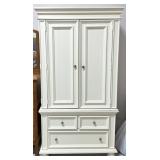 White Entertainment Center/Bureau