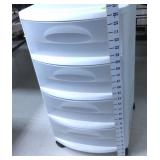 4 Drawer Sterilite Rolling Cabinet