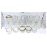 (19) Wide Mouth Canning Jars - Ball & Kerr