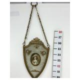 Antique Gilt Bronze Hanging Picture Of French