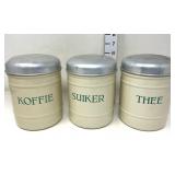 Dutch Enamelware Canister Set