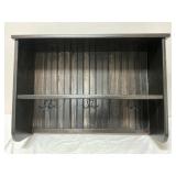 Handcrafted Wood Shelf w/Coat Hooks