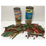 American logs and Lincoln logs