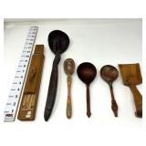 (5) Wooden Spoons & Chopsticks