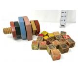 Vintage Wooden Blocks Toys