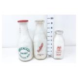 (2) Quart & Pint Wisconsin Milk