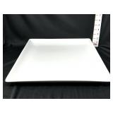 Pampered Chef 15"  Square Platter