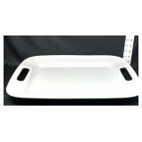 Pampered Chef White Serving Tray