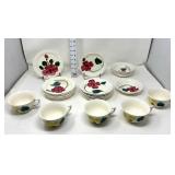 Heritage Ware (8) Dessert Plates, (5) Small