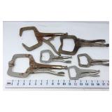 (3) Lg & (3) Small Welding C-Clamps