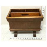 Wooden Magazine Rack
