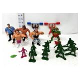 Vintage Action Figures - WWE, Ninja Turtles,
