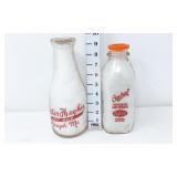(2) Quart Missouri Dairy - Foster Hughes &