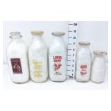 (3) Quarts & Pints - East Coast Milk Bottles
