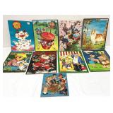 Vintage Puzzles and Coloring Books