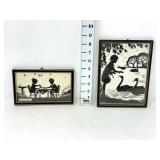 1927 &ï¿½30 Framed Paper Cut Silhouettes.