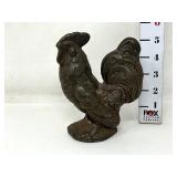 Cast Iron Rooster Figurine