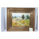 Pathway & Stream - Mayer - Textured Painting on