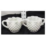 Star Pattern Creamer & Sugar