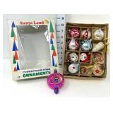 Vintage Hand Blown Polish Ornaments w/ Box - Some