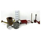 Vintage Childrenï¿½s Small Tin Gardening Toys
