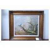 Songbirds Painting on Canvas by Sonje