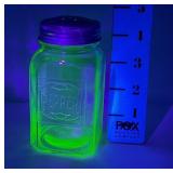 Uranium Glass Pepper Shaker
