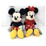 Mickey & Minnie Mouse 90 Years Stuffed Animals