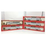 (5) Tyco HO Precision Engineered B & O Cars