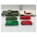 Assortment of Plastic Cars - (1) Rubber