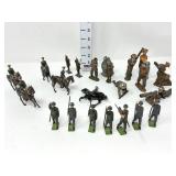 (25)Vintage Cast Metal Toy Soliders/Figures