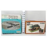 Atlas HO Pier Set & Tyco Freight Station Empty Box