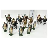 Vintage Metal Toy Figures - Johillco Knights of