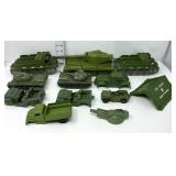 Vintage Plastic Military Vehicles - Some Missing