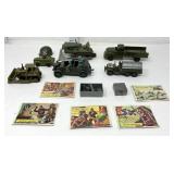 Vintage Metal Military Vehicle Toys & WWII Battle