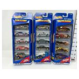 (3) 97 Hot Wheels Gift Packs - Flag Flyers,