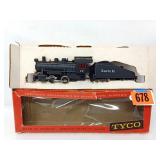 Tyco HO Santa Fe 99 Shifter Steam Engine w/Box