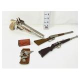 Hubley Pirate Cap Gun, (2) Lever Action Toy