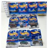 (10) Misc. Series of Hot Wheels - 4- 95, 3- 97,