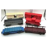 (6) Marx O Gauge Train Cars - Some Cars have Rust