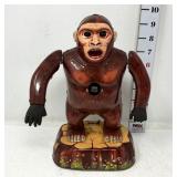 Tin Litho Roaring Gorilla Modern Toys- Not Tested