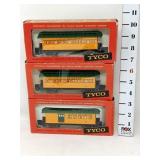 (3) Tyco HO Precision Engineered Passenger Cars