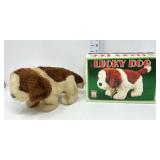 Vintage Lucky Dog Walking Stuffed Animal
