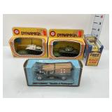 Dynamight Die Cast Tanks, Matchbox RAF Car & Spam