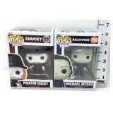 (2) Funko Pops -Michael Meyers & Chucky - NIB