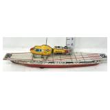 Vintage Friction Tin Litho USS Forestall CV-59