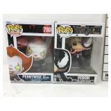 (2) Funko Pops - Pennywise & Venom